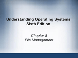 Understanding Operating Systems Sixth Edition