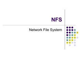 Network File System - Computing