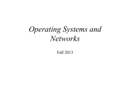 The Evolution of Operating Systems