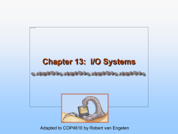13. I/O Systems