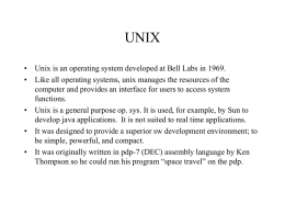 Link to unix notes