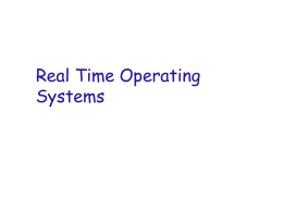 Commercial Real-Time Operating Systems – An