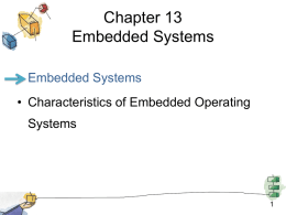 Chapter 13 Embedded Systems