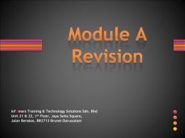 Revision Module A_with answers