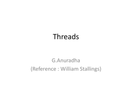 Threads1 - anuradhasrinivas