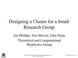 Creating Clusters – Practical Considerations