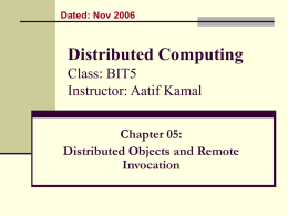 Distributed Systems - Aatif Kamal