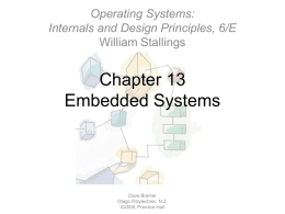 Chapter 13Embedded Systems