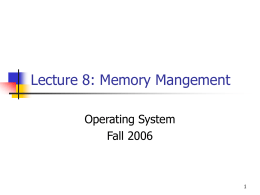 Lecture 1: Overview - City University of New York