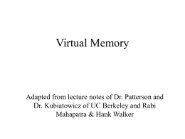 Virtual Memory - Texas A&M University