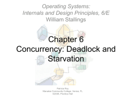 Chapter 6Concurrency: Deadlock and Starvation