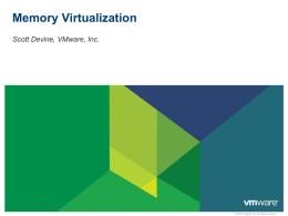 Memory Virtualization