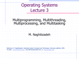 OperatingSystemLectures