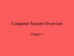 Computer Systems Overview