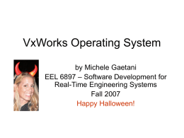 VxWorks Operating System