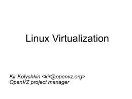 openvz-presentation-24Apr-kir