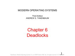 MODERN OPERATING SYSTEMS Third Edition ANDREW S