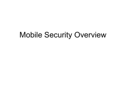 Possible attack threats to mobile devices
