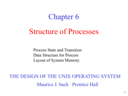 Chapter 6: Structure of Processes