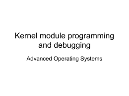 kernel-programming