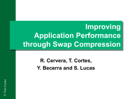 Swap Compresion: a way to Increase Application