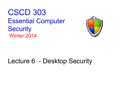 Desktop Security 1