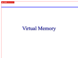 Virtual Memory - RCS Lab Main Page