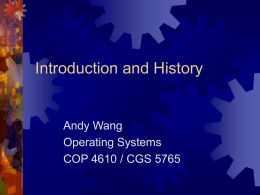 1. Introduction (by Andy Wang)