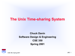 The Unix Time-Sharing System
