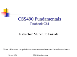 CSS434: Parallel & Distributed Computing