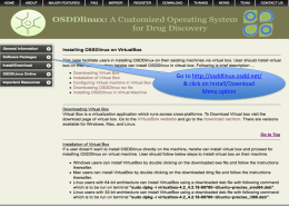 Osddlinux installation on via virtual box