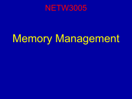 memory manager