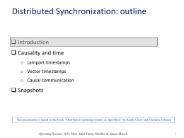 Distributed Synchronization