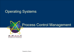 Process Control Management