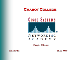 Chapter 8 - Chabot College
