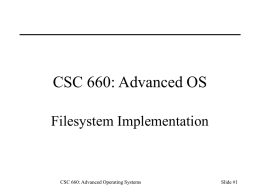 FilesystemImplementation