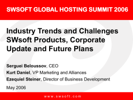 CEO Keynote: Industry Trends and Challenges