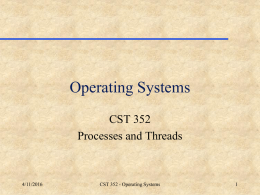 Processes and Threads