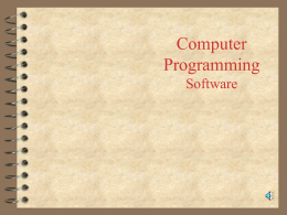 Computer Software ppt