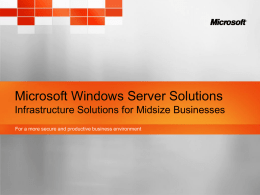 Solution - Microsoft Center