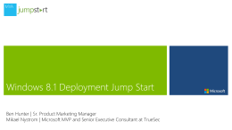 Windows 8.1 Deployment Jump Start Module 2