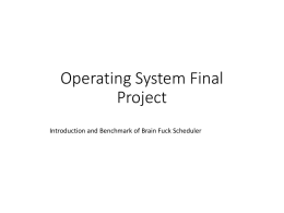 Operating System Final Project