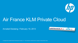 Air France KLM Private Cloud
