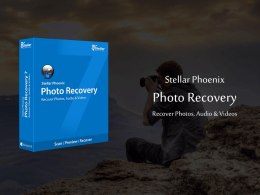 - Stellar Phoenix Photo Recovery