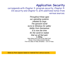 ApplicationSecurity