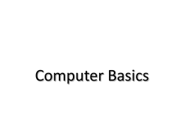 Computer Basics 1