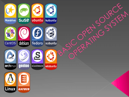 BASIC OPEN SOURCE OPERATING SYSTEM