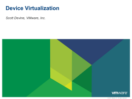 Device Virtualization