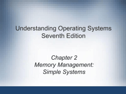 Chapter 2 Memory Management
