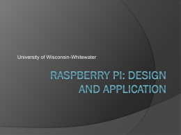 Raspberry pi: Design and application